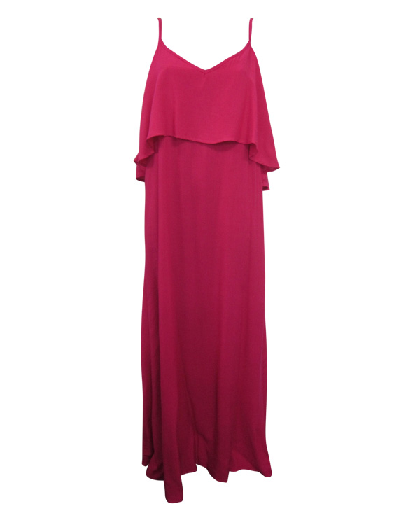 Rayon Layered Maxi Dress